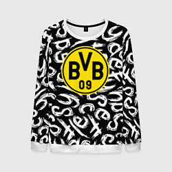 Свитшот мужской Borussia надписи гейм, цвет: 3D-белый