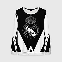Свитшот мужской Real Madrid геометрия спорт, цвет: 3D-белый