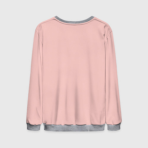 Мужской свитшот Поросенок с розовым пятачком / 3D-Меланж – фото 2