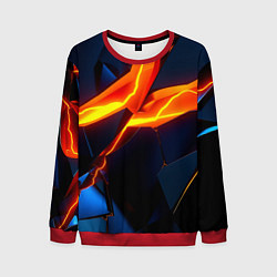 Свитшот мужской Plate fractures, цвет: 3D-красный