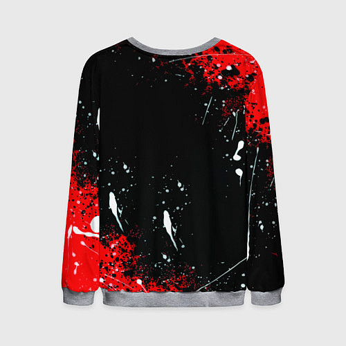 Мужской свитшот Chelsea брызги красок текстура / 3D-Меланж – фото 2