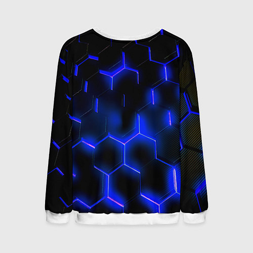 Мужской свитшот FC Bayern Mnchen соты / 3D-Белый – фото 2