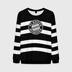 Свитшот мужской Bayern Mnchen волны, цвет: 3D-черный