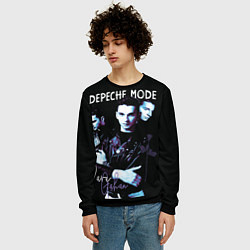 Свитшот мужской Dave Gahan Depeche Mode rose, цвет: 3D-черный — фото 2