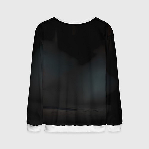 Мужской свитшот Конь бегун / 3D-Белый – фото 2