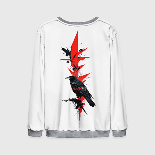 Мужской свитшот Bot raven / 3D-Меланж – фото 2