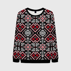 Мужской свитшот Славянский орнамент обережный