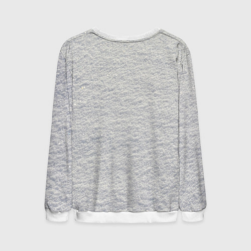 Мужской свитшот Снег сугробы / 3D-Белый – фото 2