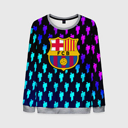 Мужской свитшот Barcelona люди градиент неон
