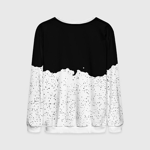 Мужской свитшот Реал Мадрид лого ночь текстура / 3D-Белый – фото 2