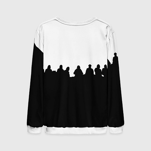 Мужской свитшот Ювентус команды / 3D-Белый – фото 2