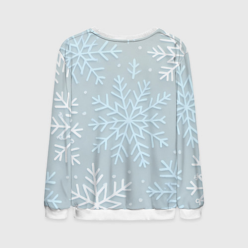 Мужской свитшот С Новым 2026 годом - хвост лошади / 3D-Белый – фото 2