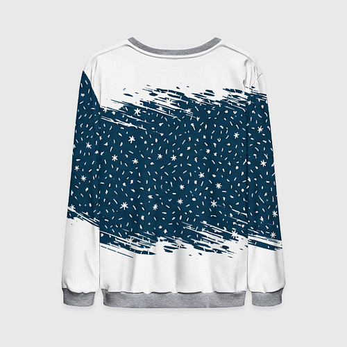 Мужской свитшот Кот Бендер - 2026 / 3D-Меланж – фото 2