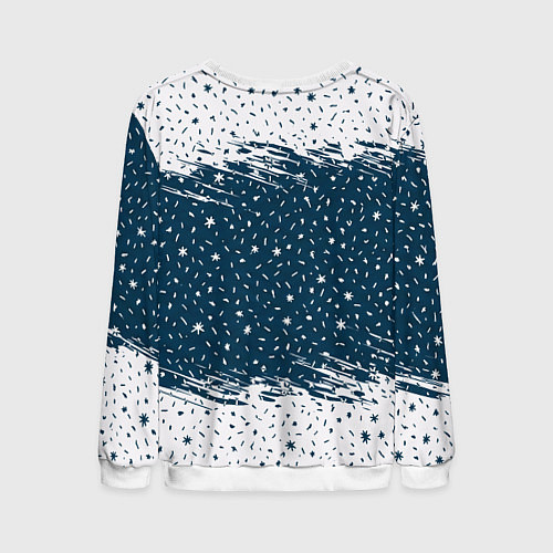 Мужской свитшот Сантамаха / 3D-Белый – фото 2