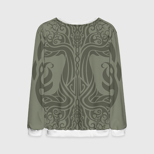 Мужской свитшот Слава богам и предкам нашим / 3D-Белый – фото 2