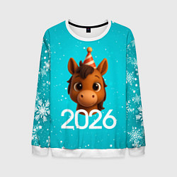 Мужской свитшот Голова лошадки