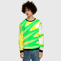 Свитшот мужской Multicolored color, цвет: 3D-черный — фото 2