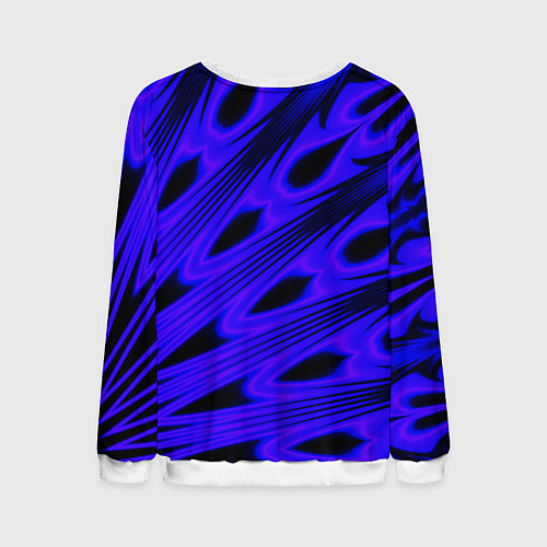 Мужской свитшот Color neon blue / 3D-Белый – фото 2
