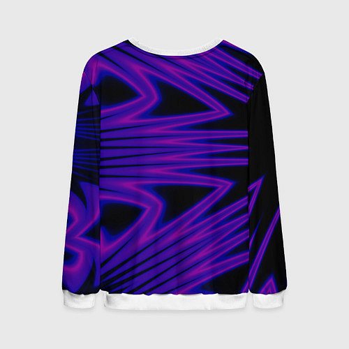 Мужской свитшот Color neon blue / 3D-Белый – фото 2