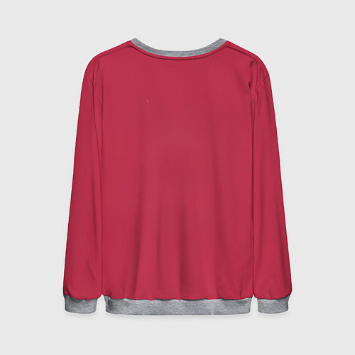 Мужской свитшот Комичная новогодняя лошадь / 3D-Меланж – фото 2