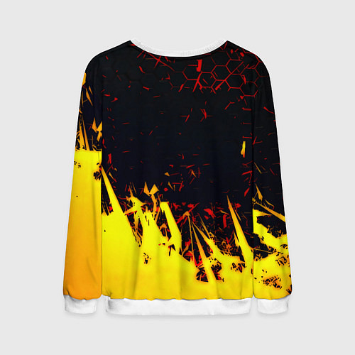 Мужской свитшот Borussia краски соты / 3D-Белый – фото 2