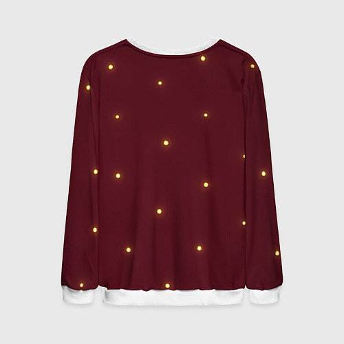 Мужской свитшот Следующий год будет лучше - но это не точно / 3D-Белый – фото 2