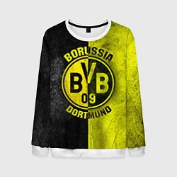 Свитшот мужской Borussia Dortmund, цвет: 3D-белый