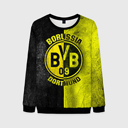 Свитшот мужской Borussia Dortmund, цвет: 3D-черный