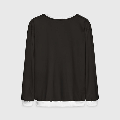 Мужской свитшот Гагарин с лайкой / 3D-Белый – фото 2