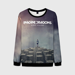 Свитшот мужской Imagine Dragons: Night Visions, цвет: 3D-черный