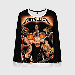 Свитшот мужской Metallica Band, цвет: 3D-белый