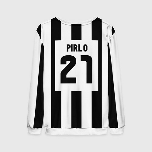 Мужской свитшот Juventus: Pirlo / 3D-Белый – фото 2