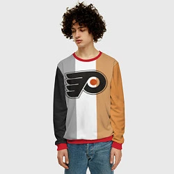 Свитшот мужской Philadelphia Flyers, цвет: 3D-красный — фото 2