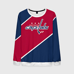 Свитшот мужской Washington capitals, цвет: 3D-белый