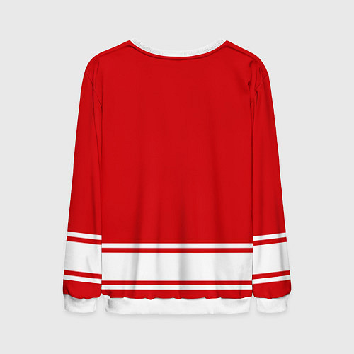 Мужской свитшот Detroit red wings / 3D-Белый – фото 2