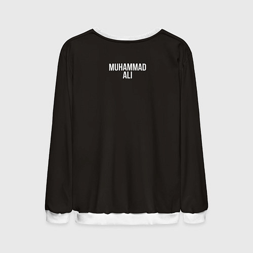 Мужской свитшот Мухаммед Али / 3D-Белый – фото 2