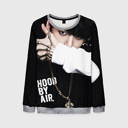 Свитшот мужской BTS: Hood by air, цвет: 3D-меланж