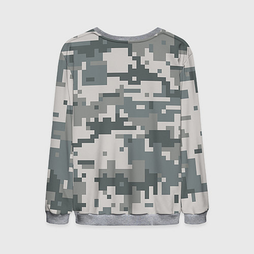 Мужской свитшот Камуфляж / 3D-Меланж – фото 2