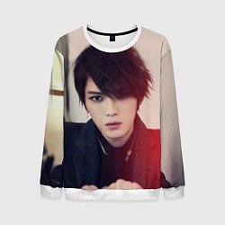 Свитшот мужской Kim JaeJoong, цвет: 3D-белый