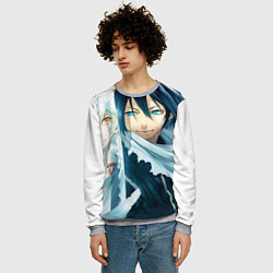 Свитшот мужской Бездомный бог, цвет: 3D-меланж — фото 2
