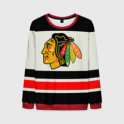 Свитшот мужской Chicago Blackhawks, цвет: 3D-красный