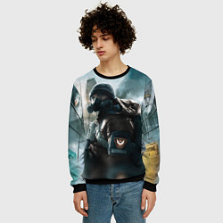 Свитшот мужской Division 1, цвет: 3D-черный — фото 2