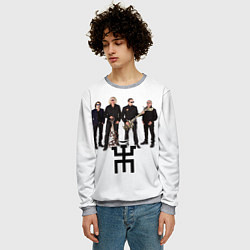 Свитшот мужской Группа Пикник, цвет: 3D-меланж — фото 2