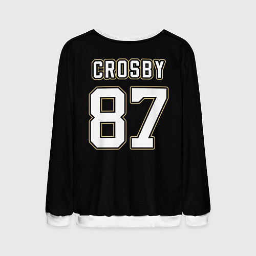 Мужской свитшот Pittsburgh Penguins: Crosby / 3D-Белый – фото 2