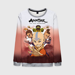 Свитшот мужской Avatar: The last airbender, цвет: 3D-меланж