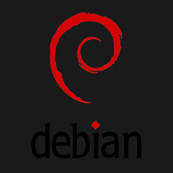 Свитшот хлопковый мужской Debian, цвет: черный — фото 2