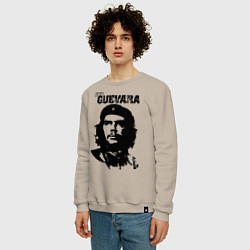 Свитшот хлопковый мужской Che Guevara цвета миндальный — фото 2