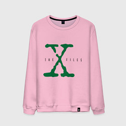 Свитшот хлопковый мужской The X-files, цвет: светло-розовый