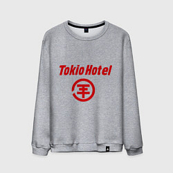 Свитшот хлопковый мужской Tokio Hotel, цвет: меланж