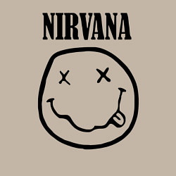 Свитшот хлопковый мужской Nirvana, цвет: миндальный — фото 2